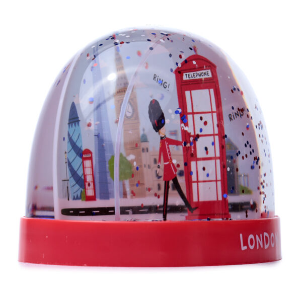 Collectable Snow Storm (Large) - London Icons Red Telephone Box - Image 3