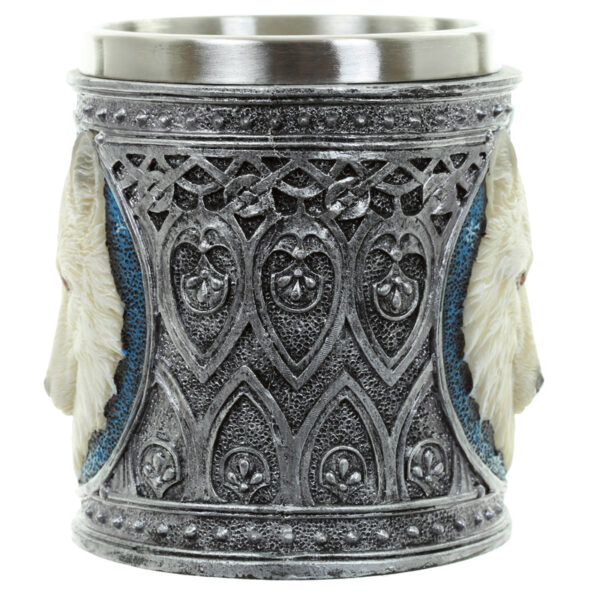 Decorative Tankard - White Wolf - Image 2