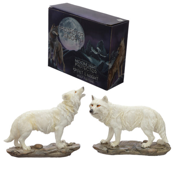 Spirit of the Night Protector of the North Wolf Figurine - Image 7