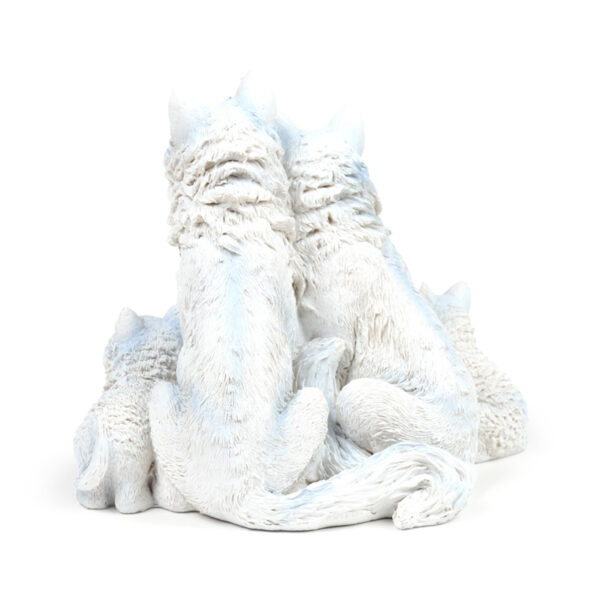 Wolf Ornament - Family with Puppies - Image 5