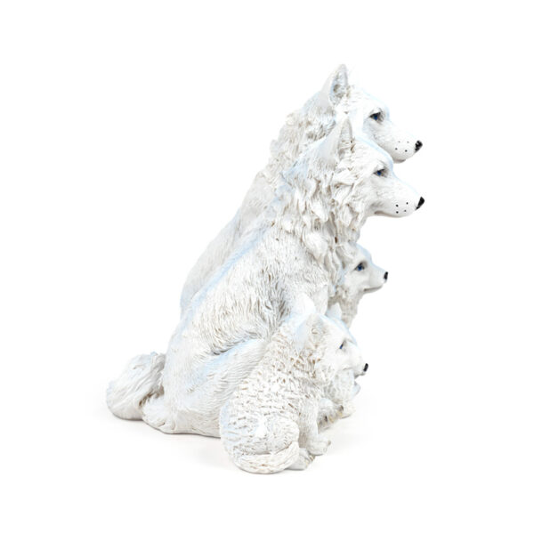 Wolf Ornament - Family with Puppies - Image 7