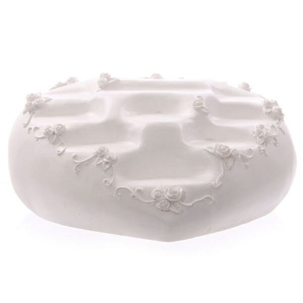 Cute Novelty White Heart Shaped Tiered Display Stand - Image 3