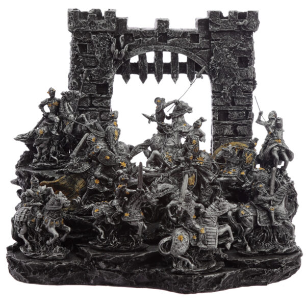 Castle Battleground Knight World Tiered Trinket Display Stand - Image 5
