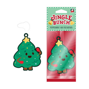 Air Freshener - Peppermint Scented Jingle Bunch Christmas Tree