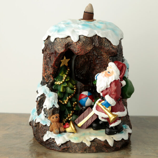 Backflow Incense Burner - Christmas Santa's Grotto - Image 2
