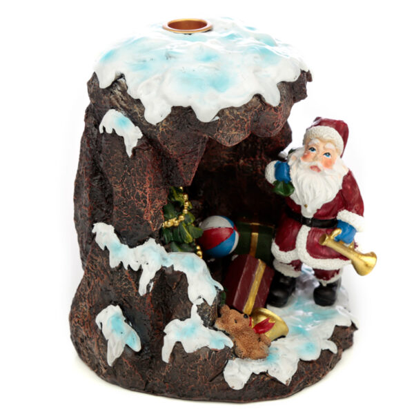 Backflow Incense Burner - Christmas Santa's Grotto - Image 3