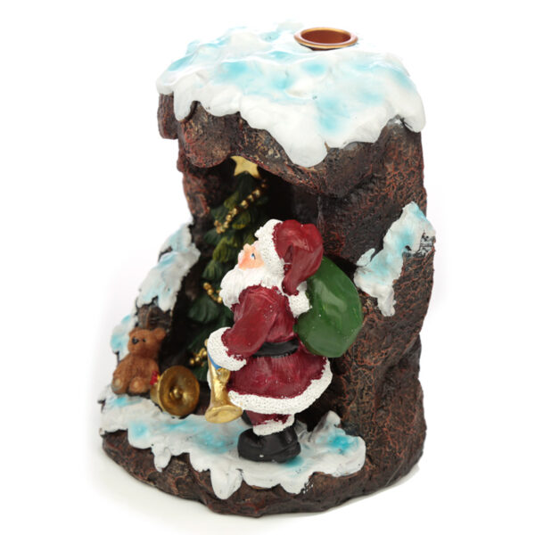 Backflow Incense Burner - Christmas Santa's Grotto - Image 5