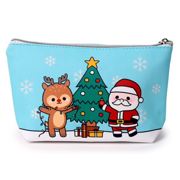 PVC Toiletry Makeup Wash Bag (Medium) - Christmas Festive Friends - Image 5