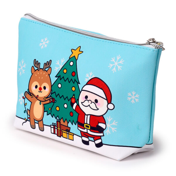 PVC Toiletry Makeup Wash Bag (Medium) - Christmas Festive Friends - Image 6