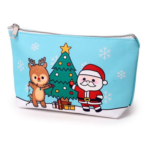 PVC Toiletry Makeup Wash Bag (Medium) - Christmas Festive Friends - Image 7