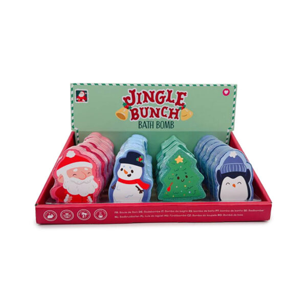 Handmade Shaped Bath Bomb - Christmas Jingle Bunch