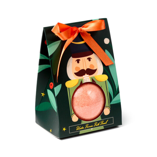 Handmade Bath Bomb in Gift Box - Christmas Nutcracker - Image 3