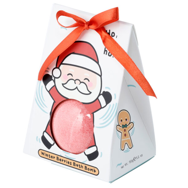 Handmade Bath Bomb in Gift Box - Christmas Festive Friends - Image 5