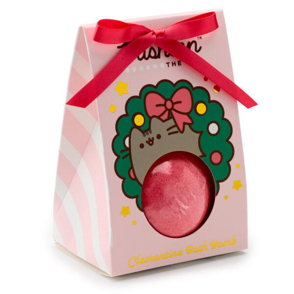 Handmade Bath Bomb in Gift Box - Christmas Pusheen the Cat - Image 4