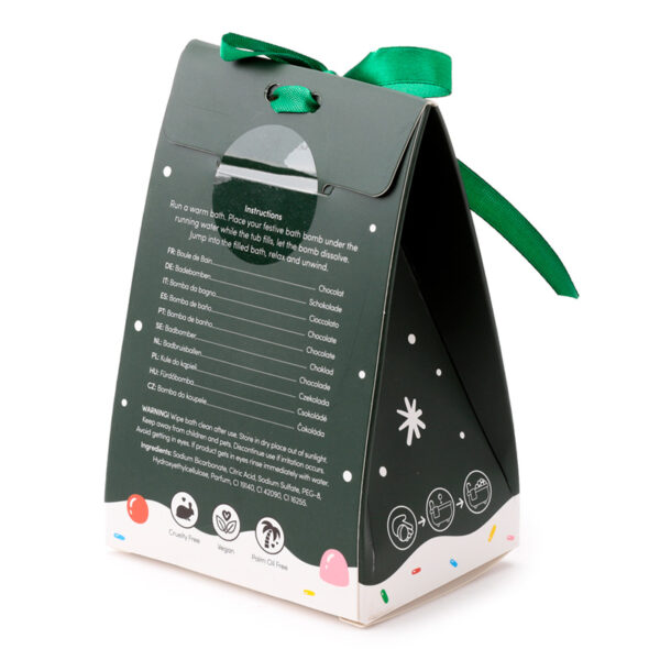 Handmade Bath Bomb in Gift Box - Christmas Gingerbread Lane - Image 7