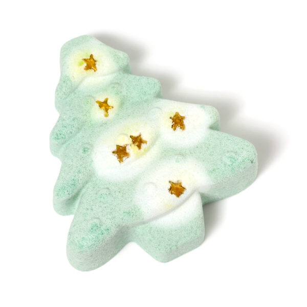 Handmade Shaped Bath Bomb in Gift Box - Christmas Tree - Image 3