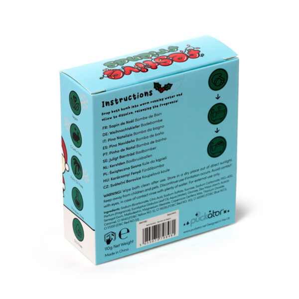 Handmade Shaped Bath Bomb in Gift Box - Christmas Tree - Image 9