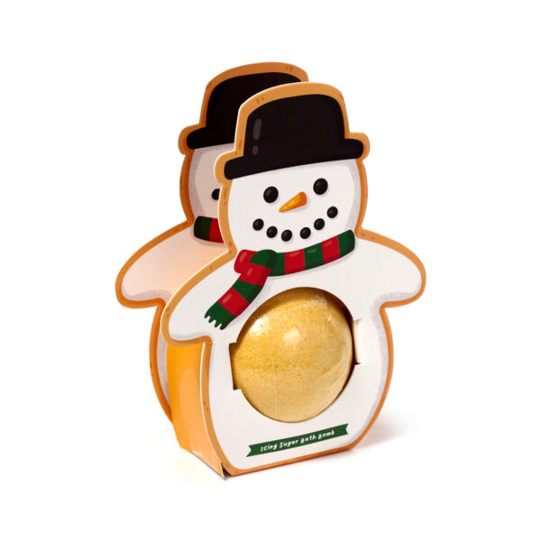 Handmade Bath Bomb in Gift Box - Christmas Gingerbread Baker Street - Image 6
