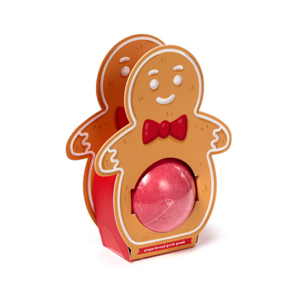 Handmade Bath Bomb in Gift Box - Christmas Gingerbread Baker Street - Image 7