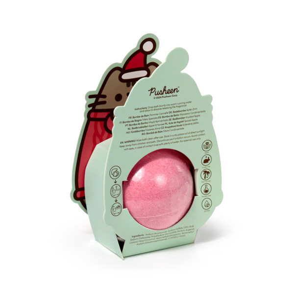 Handmade Bath Bomb in Shaped Gift Box - Christmas Pusheen the Cat - Image 9