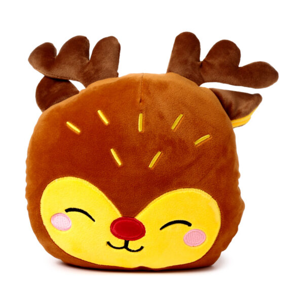 2-in-1 Blankeazzz Plush Toy & Travel Blanket - Festive Friends Christmas Rudolph - Image 2