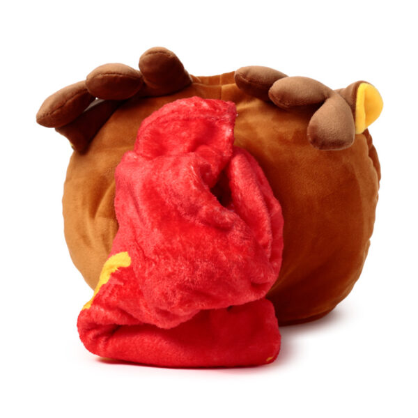 2-in-1 Blankeazzz Plush Toy & Travel Blanket - Festive Friends Christmas Rudolph - Image 5