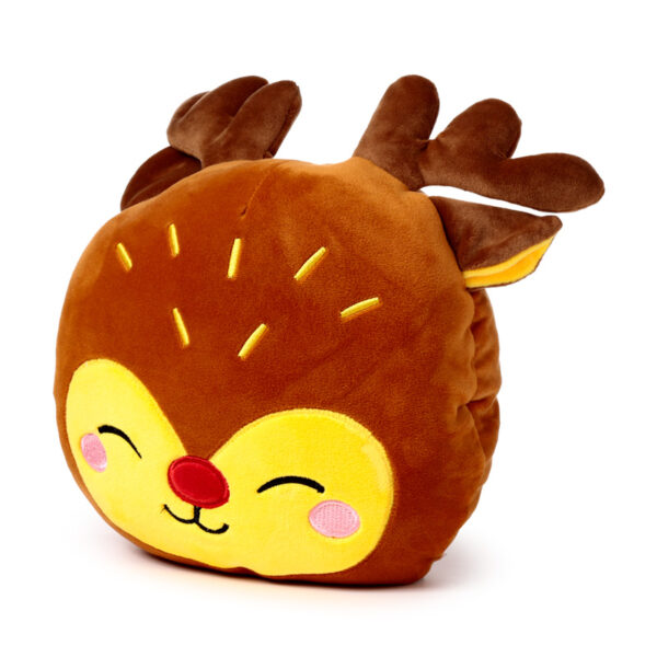 2-in-1 Blankeazzz Plush Toy & Travel Blanket - Festive Friends Christmas Rudolph - Image 10