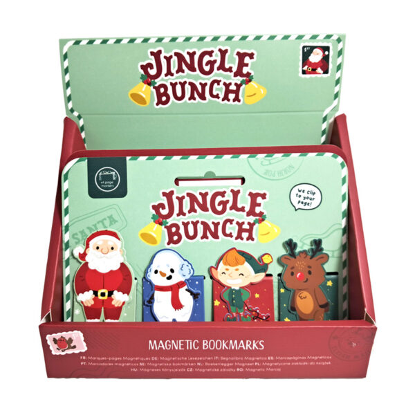 Magnetic Bookmark Set - Jingle Bunch Christmas