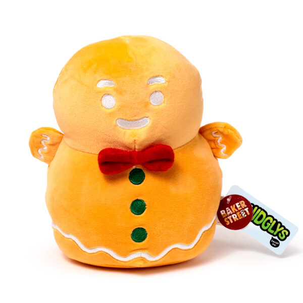 Squidglys Plush Toy - Baker Street Christmas Gingerbread Man - Image 2