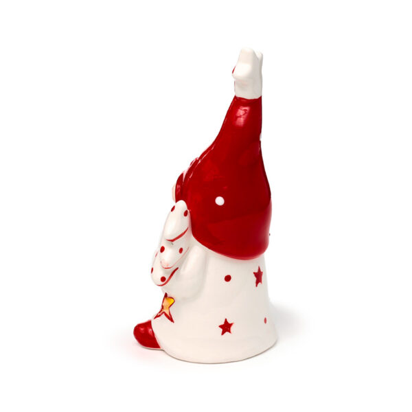 Ceramic LED Ornament - Christmas Gonk - Image 8
