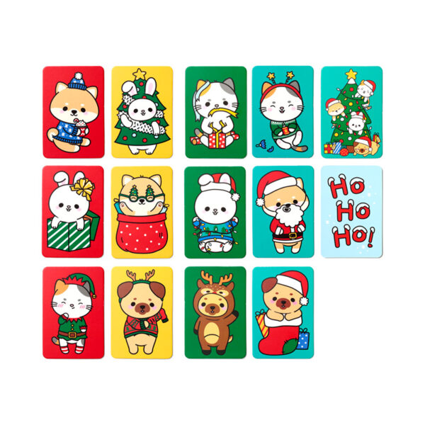 Kids Memory Cat Set - Christmas Adoramals - Image 6