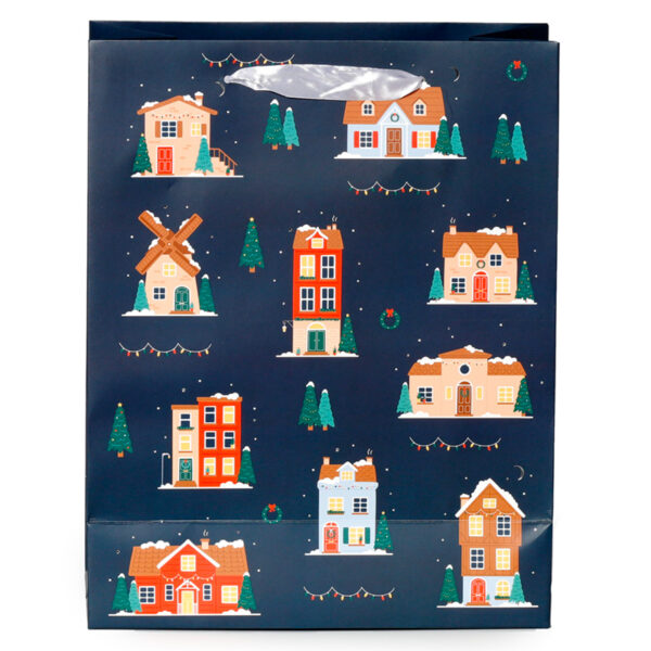 Christmas Gift Bag (Large) - Christmas Village - Image 4
