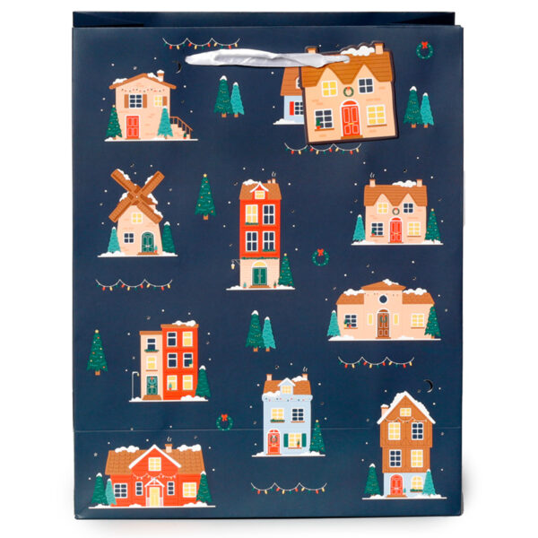 Christmas Gift Bag (Large) - Christmas Village - Image 5