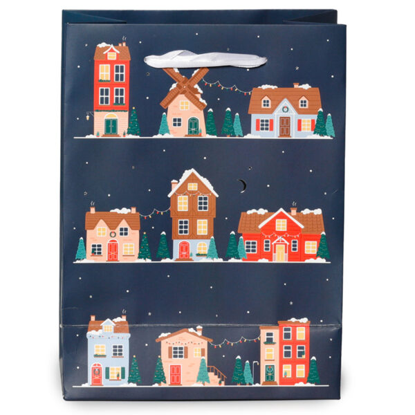 Christmas Gift Bag (Medium) - Christmas Village - Image 4