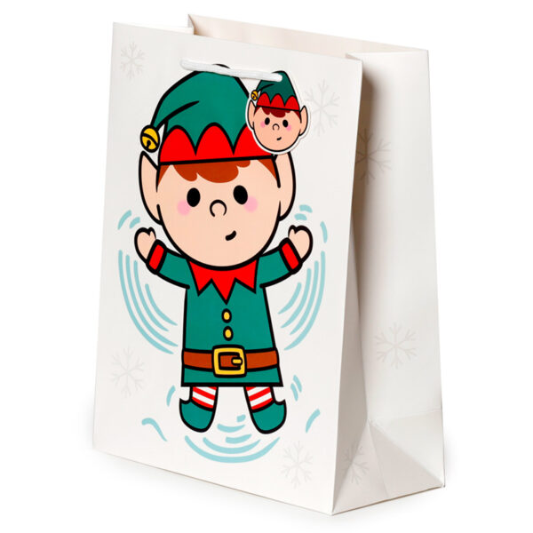 Christmas Gift Bag (Large) - Festive Friends - Image 2