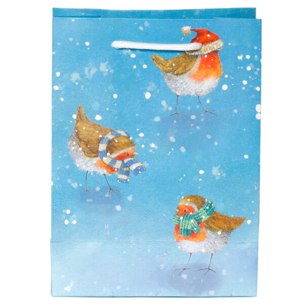 Christmas Gift Bag (Medium) - Jan Pashley Robin - Image 4