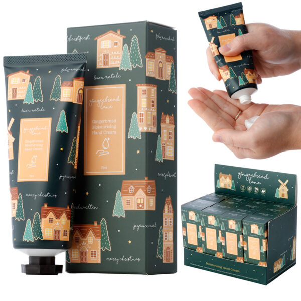 Moisturising Hand Cream 75ml - Christmas Gingerbread Lane - Image 9