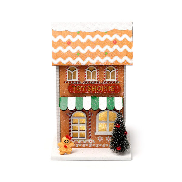 LED Decoration - Christmas Gingerbread Toy Shoppe - Image 2