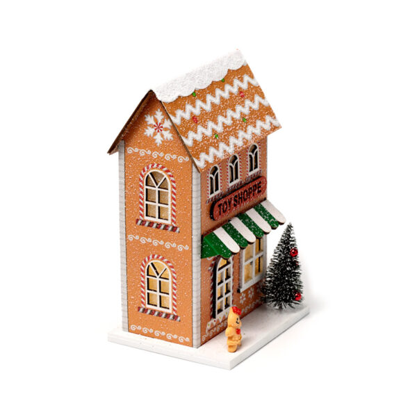 LED Decoration - Christmas Gingerbread Toy Shoppe - Image 8