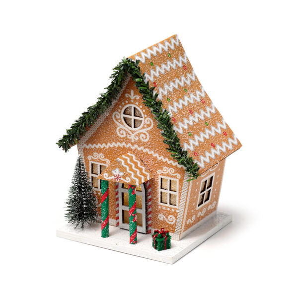 LED Decoration - Christmas Gingerbread House - Image 3