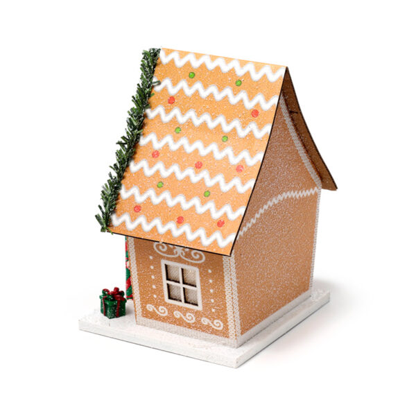 LED Decoration - Christmas Gingerbread House - Image 4