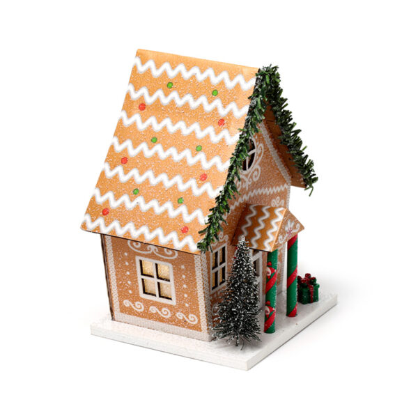 LED Decoration - Christmas Gingerbread House - Image 8
