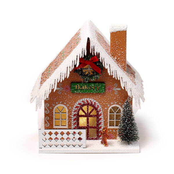 LED Decoration - Christmas Gingerbread Bakery - Image 2