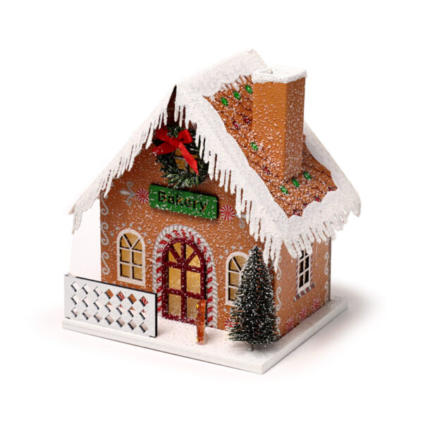 LED Decoration - Christmas Gingerbread Bakery - Image 3