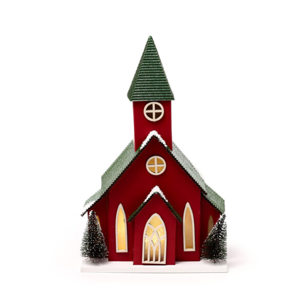LED Decoration - Christmas Church - Image 2