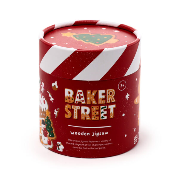 130pc Wooden Jigsaw Puzzle - Christmas Gingerbread Baker Street - Image 2