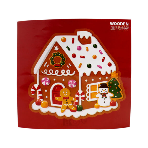 130pc Wooden Jigsaw Puzzle - Christmas Gingerbread Baker Street - Image 5