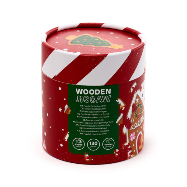 130pc Wooden Jigsaw Puzzle - Christmas Gingerbread Baker Street - Image 9