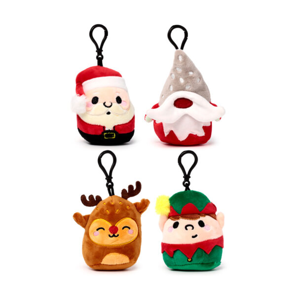 Squidglys Plush Keyring - Christmas Festive Friends - Image 2