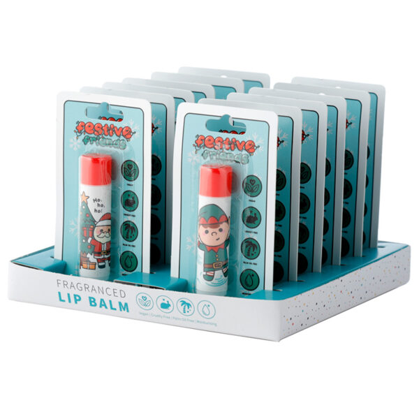 Stick Lip Balm - Festive Friends Christmas Elf & Santa - Image 8